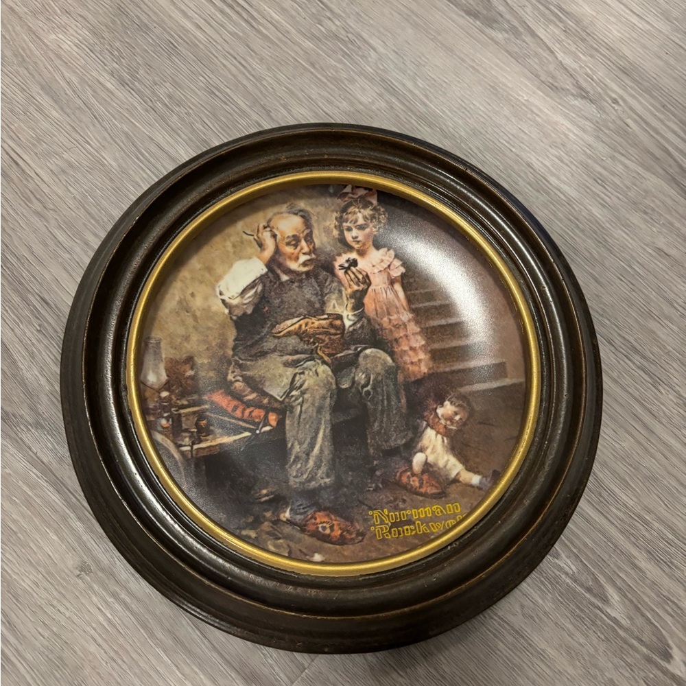 The Cobbler Norman Rockwell Collective Plate